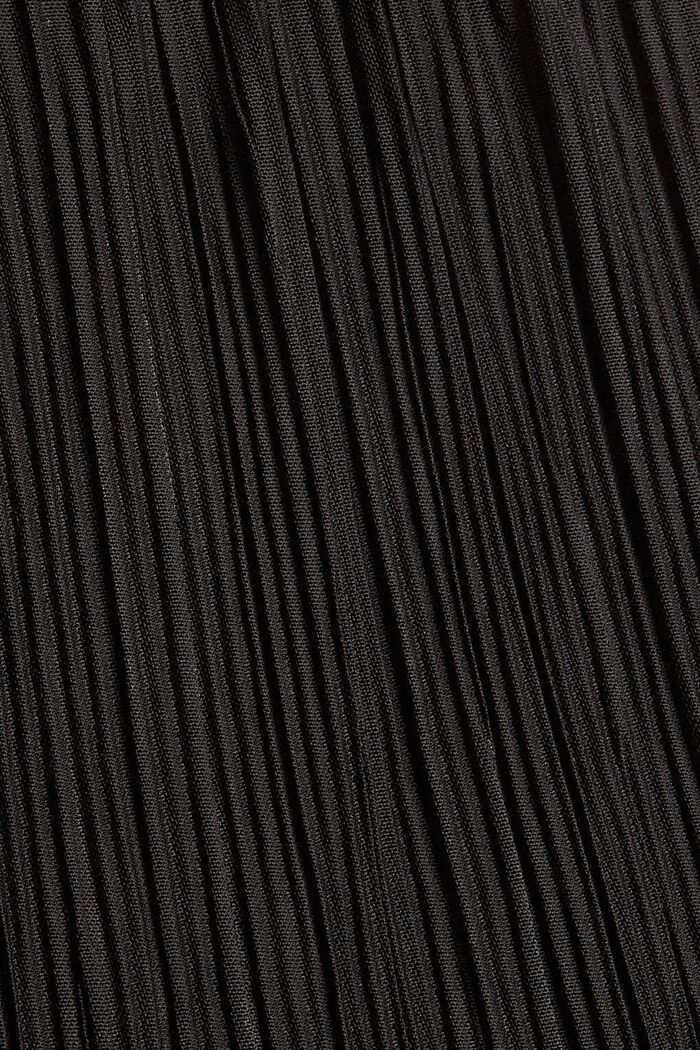 Robe plissée à volants, BLACK, detail image number 4