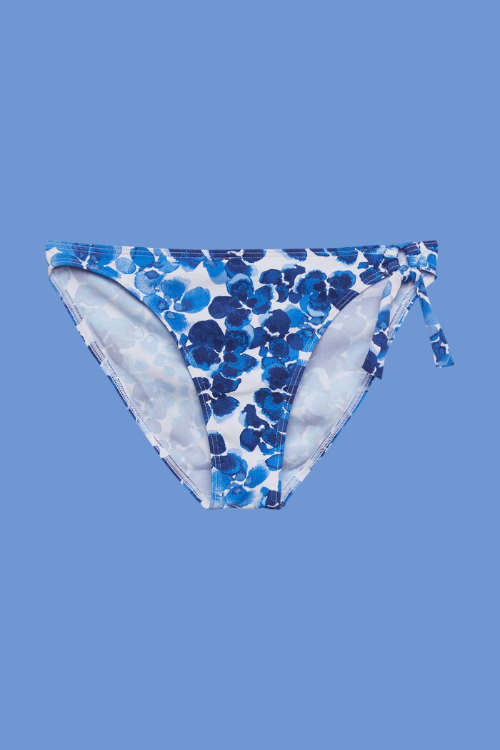 Gerecycled: bikinibroekje met motief, BLUE, detail image number 3