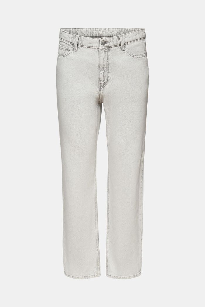 Casual retro jeans met middelhoge taille, GREY LIGHT WASHED, detail image number 6