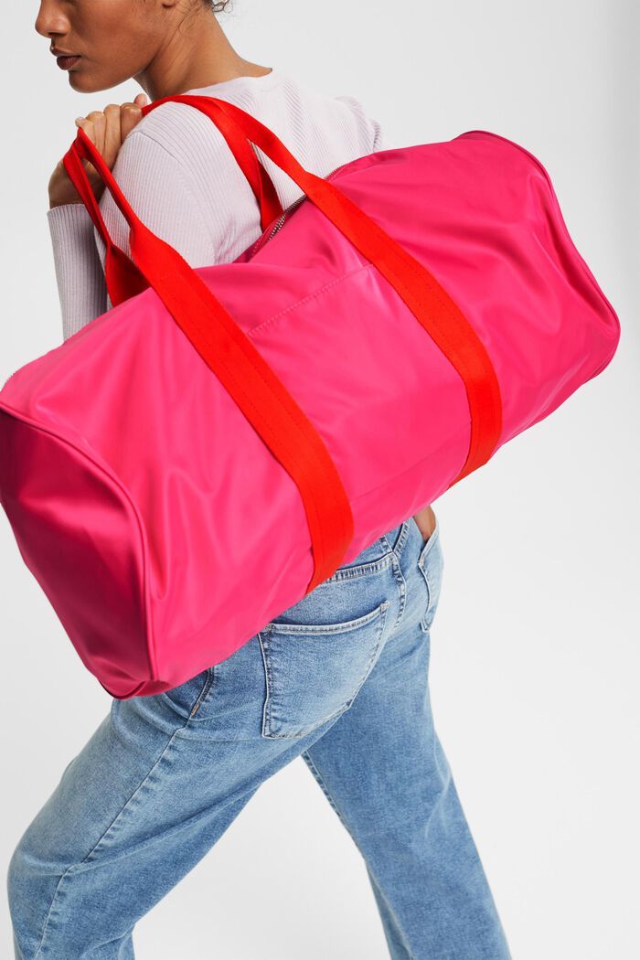Grote duffle bag, PINK FUCHSIA, detail image number 3