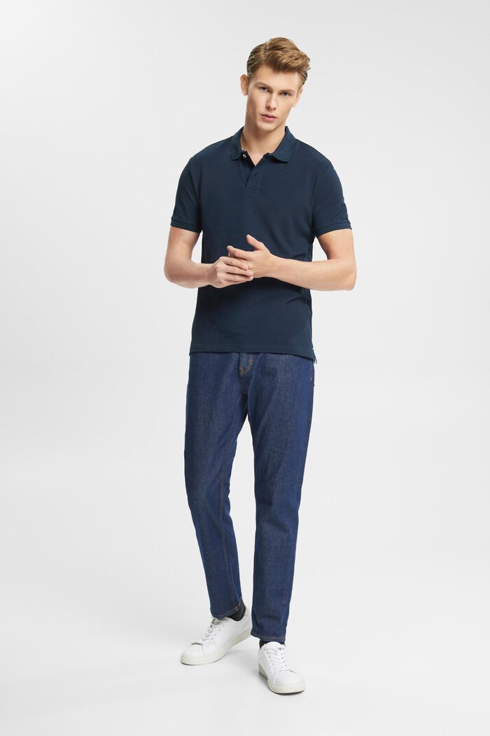Polo coupe Slim Fit, NAVY, detail image number 4