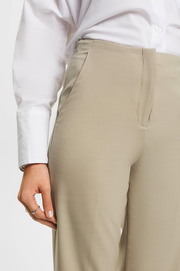 Cropped business pantalon, DUSTY GREEN, detail image number 2