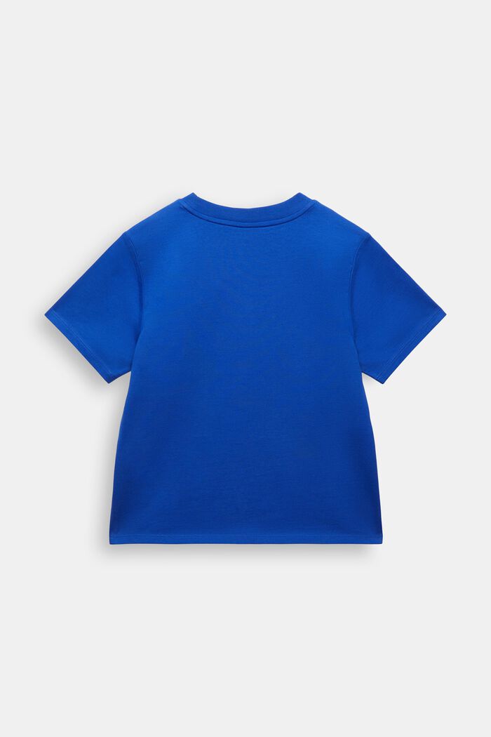 T-shirt en jersey de coton animé d’un logo, BRIGHT BLUE, detail image number 3