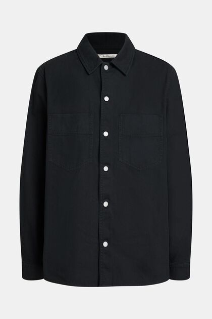 Heavy shirt met relaxed fit