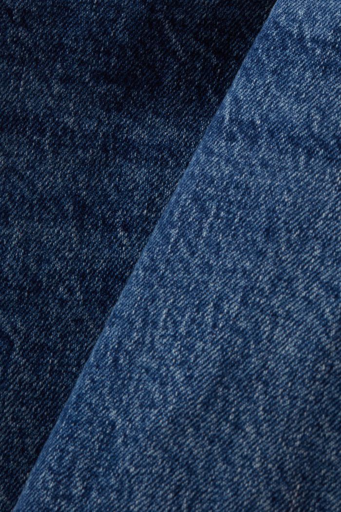 Klassieke high rise jeans met retrolook, BLUE LIGHT WASHED, detail image number 6