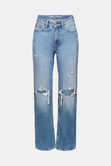 Retro jeans met rechte pijpen