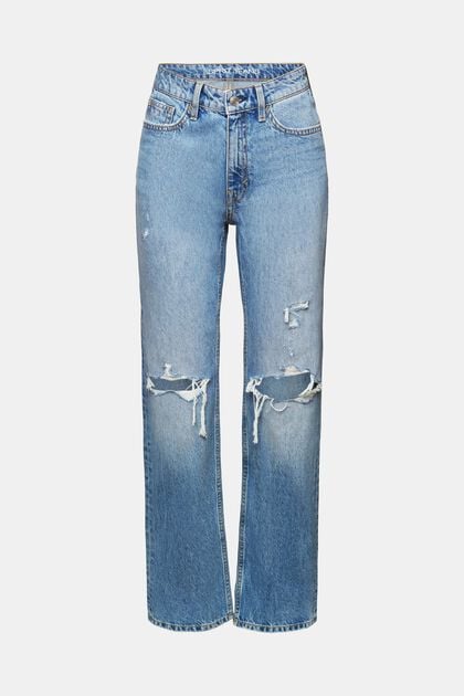 Retro jeans met rechte pijpen