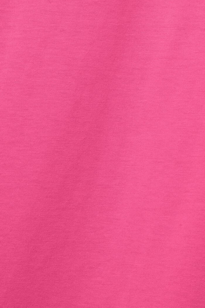 Uniseks logo-sweatshirt van katoenen fleece, PINK FUCHSIA, detail image number 7