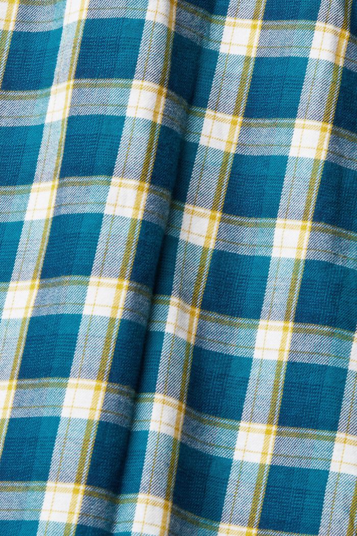 Chemise à carreaux, PETROL BLUE, detail image number 5