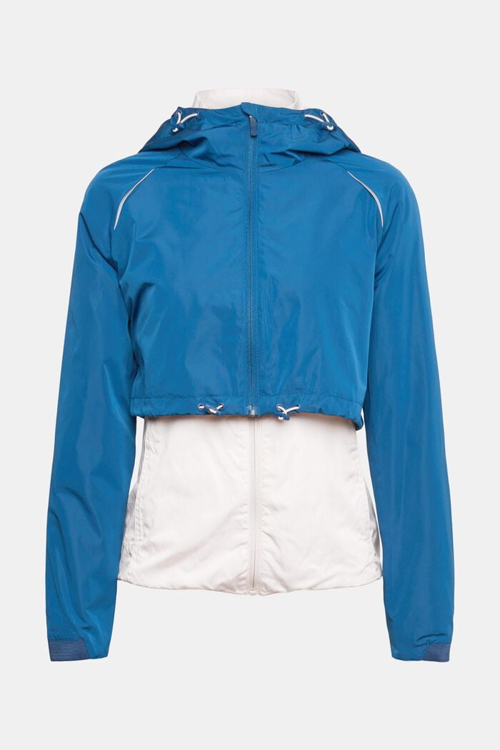 En matière recyclée : la veste de sport 2 en 1, PETROL BLUE, detail image number 7