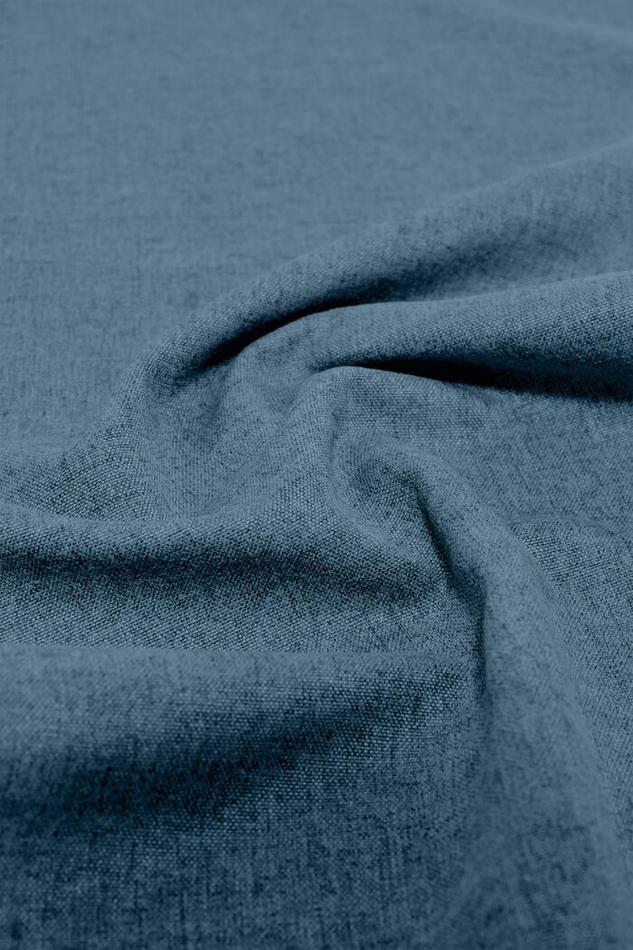 Chemin de table en tissu chiné, PETROL, detail image number 2
