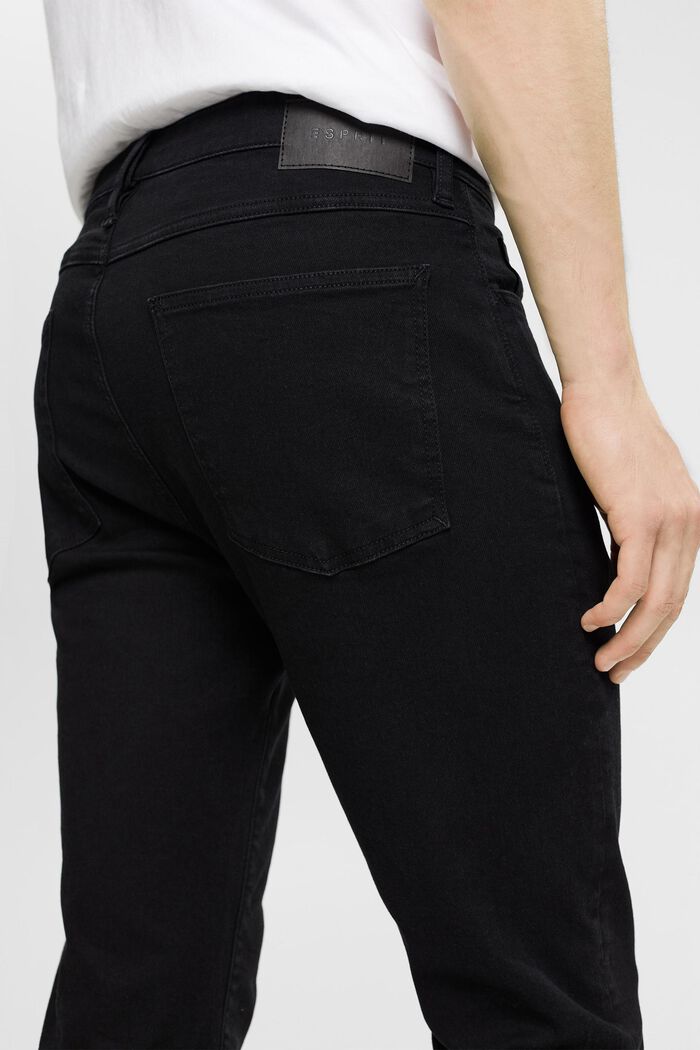 Jeans van biologisch katoen, BLACK RINSE, detail image number 4