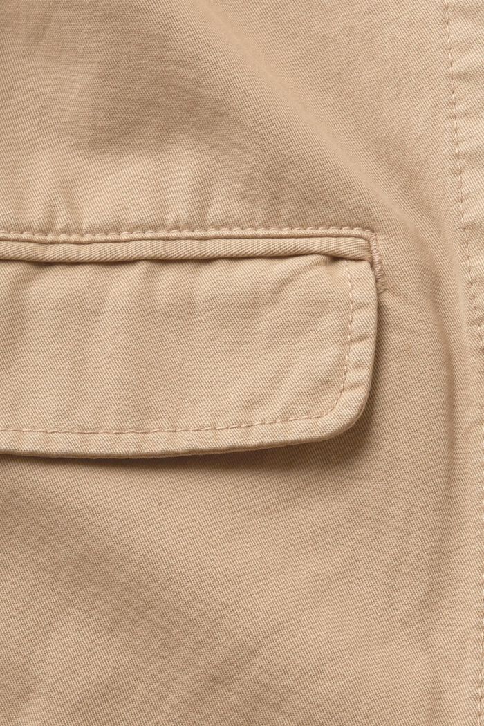 Katoenen boxy jas, TAUPE, detail image number 5