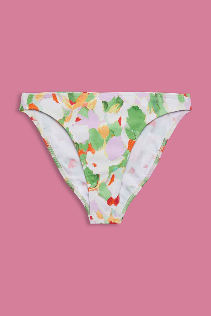 En matière recyclée : le bas de bikini à motif, GREEN, detail image number 4