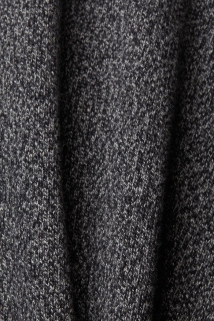 Gemêleerde trui, BLACK, detail image number 5
