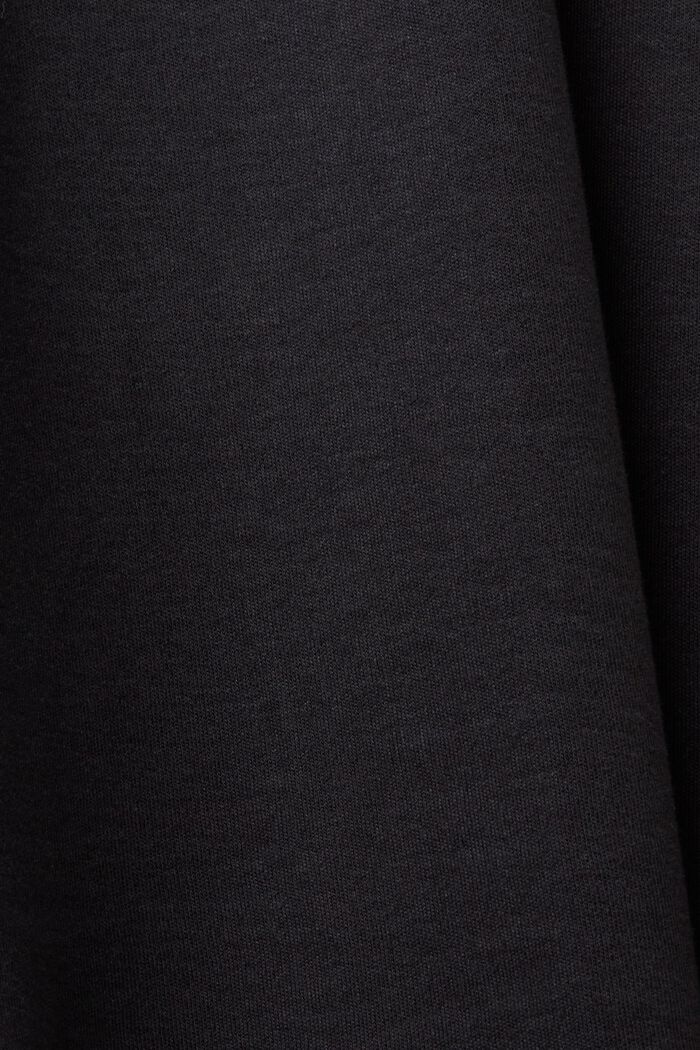Jupe longueur midi en jersey, BLACK, detail image number 5