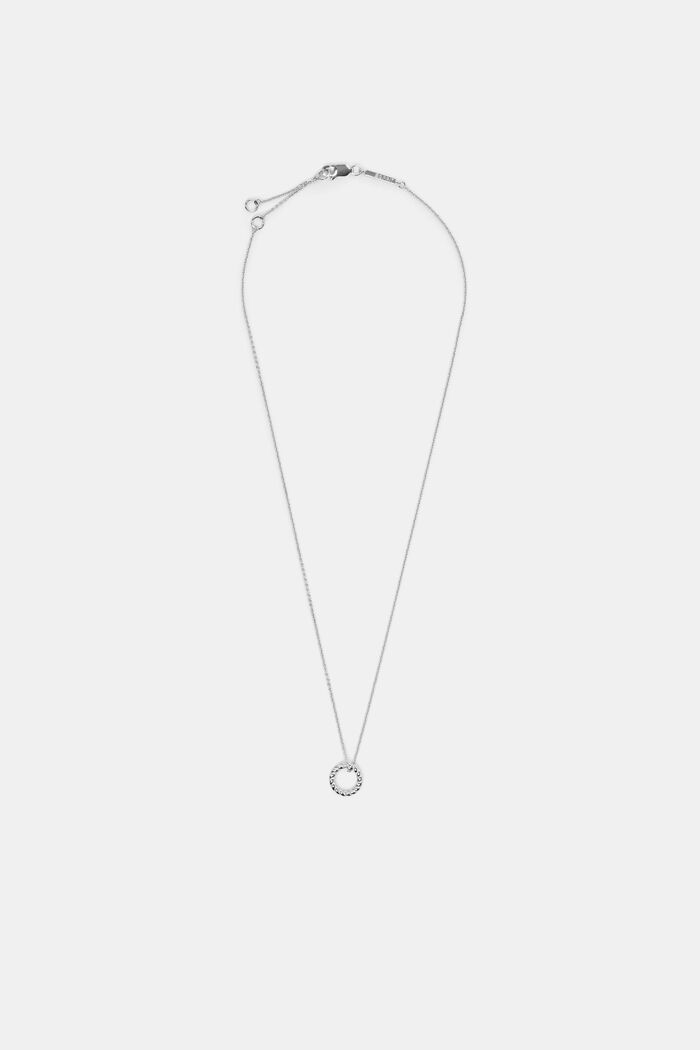 Getwijnde ketting en hanger van sterlingzilver, SILVER, detail image number 0