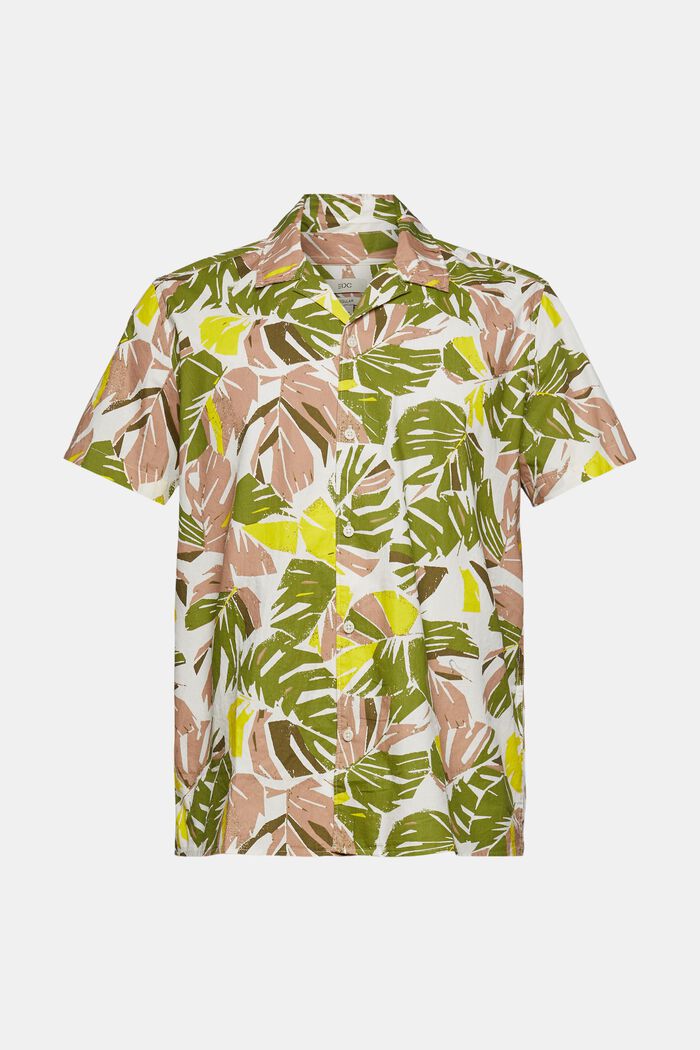 Overhemd met tropische bladerprint
