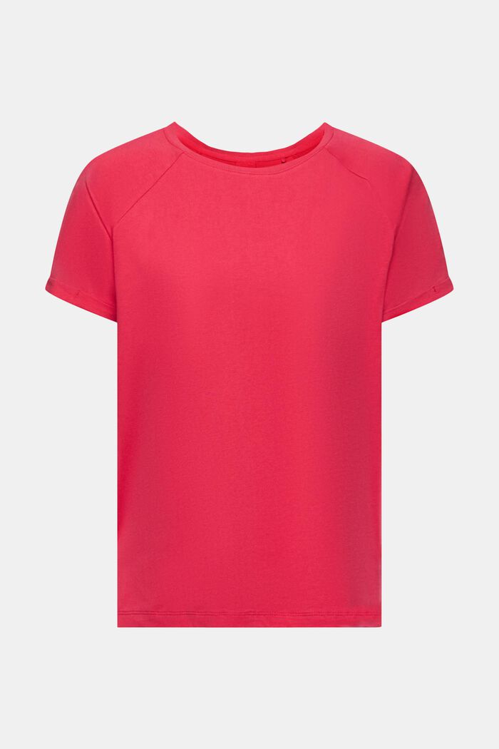 T-shirt met vaste omslag, CHERRY RED, detail image number 5
