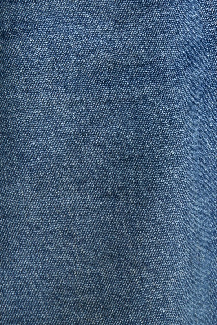 Rechtlijnige jeans met middelhoge taille, BLUE MEDIUM WASHED, detail image number 5