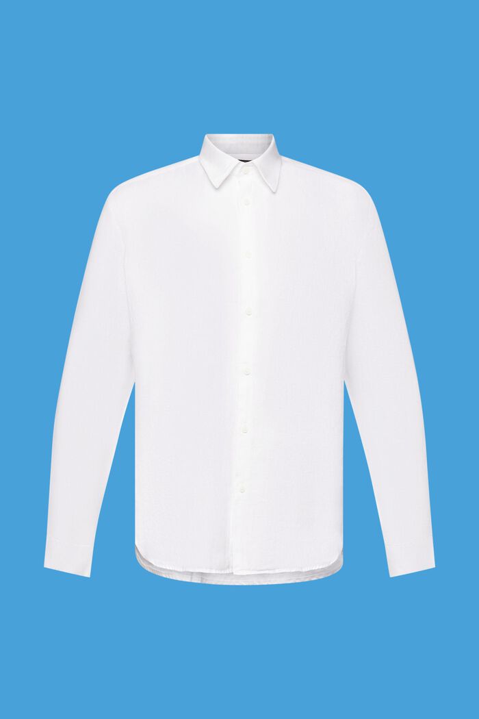 Linnen overhemd, WHITE, detail image number 6