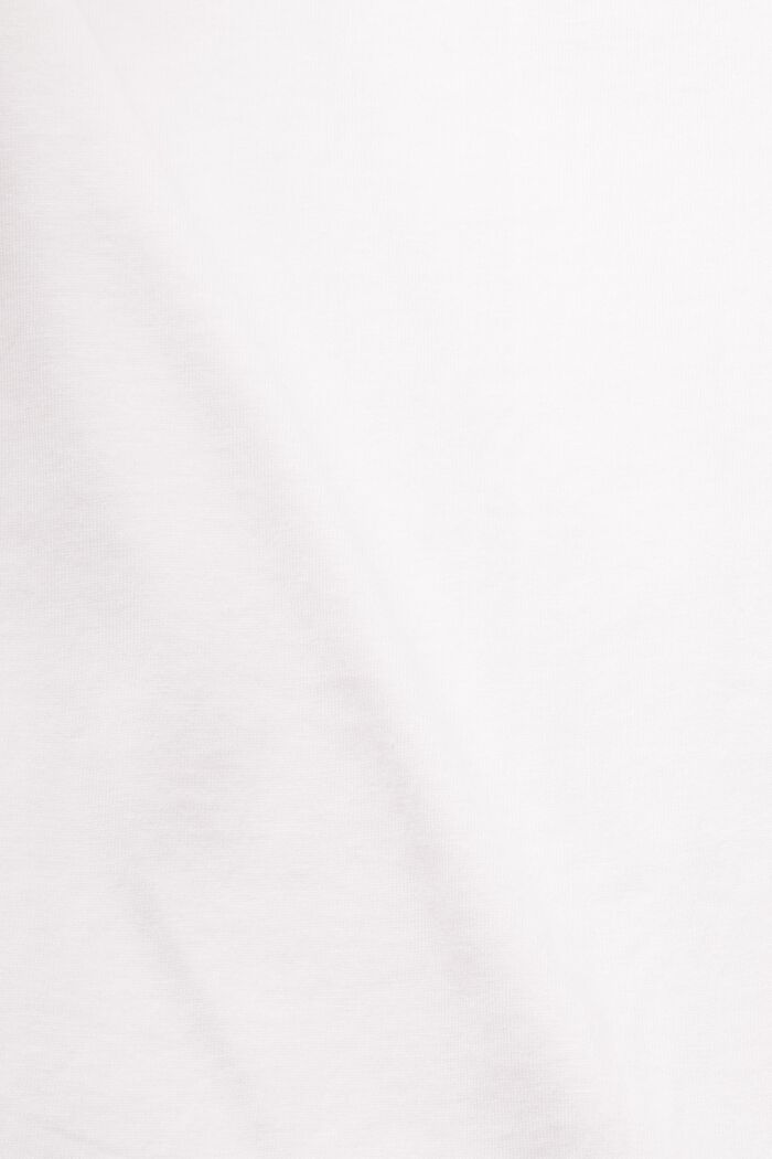 Haut en coton à imprimé, WHITE, detail image number 1
