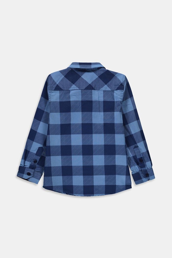 Chemise à carreaux et poches-poitrine, 100 % coton, LIGHT BLUE, detail image number 1