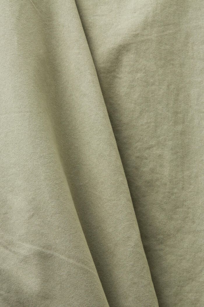 Chino met smalle pijpen, DUSTY GREEN, detail image number 5