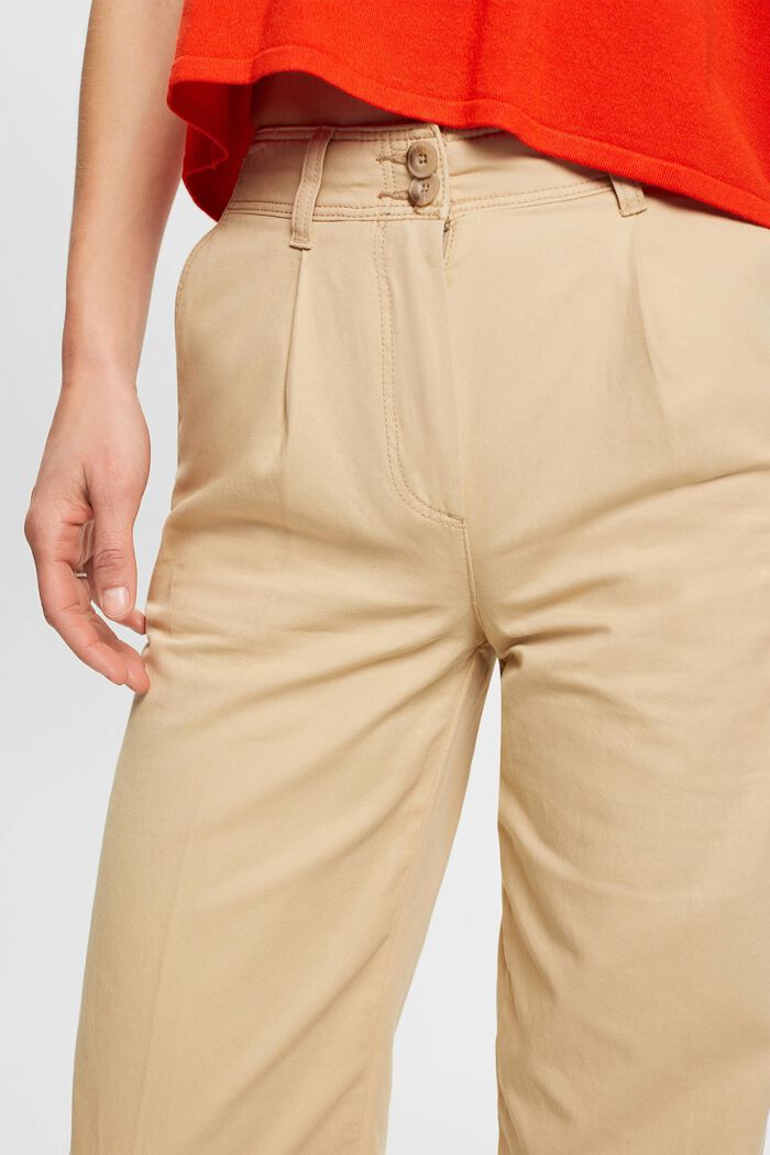 Pantalon chino à jambes larges, SAND, detail image number 2
