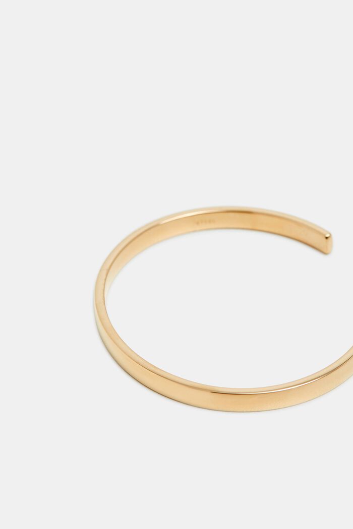 Open armband van edelstaal, GOLD, detail image number 1