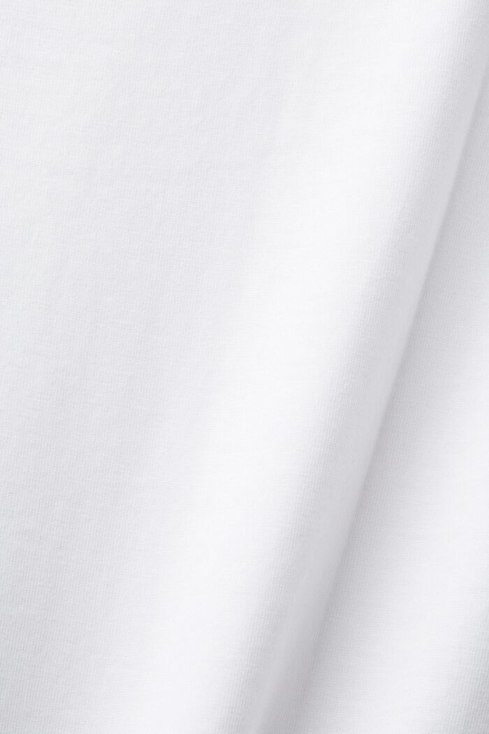 Katoenen T-shirt, WHITE, detail image number 5