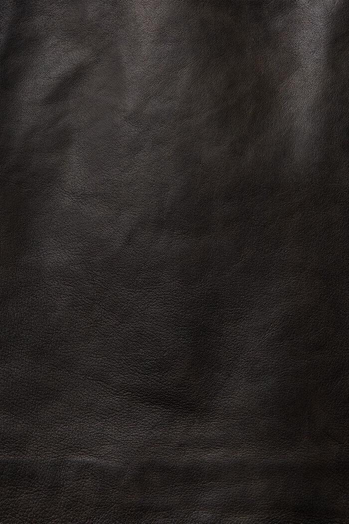 Mini-jupe à zip asymétrique, BLACK, detail image number 6