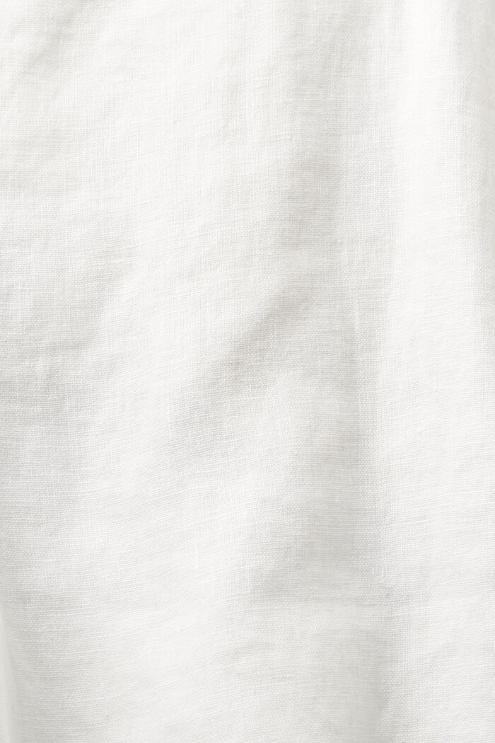 Bermuda van ongeverfd linnen, OFF WHITE, detail image number 6