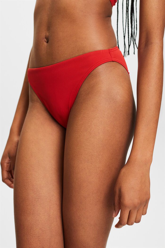 Bas de bikini taille basse, DARK RED, detail image number 2