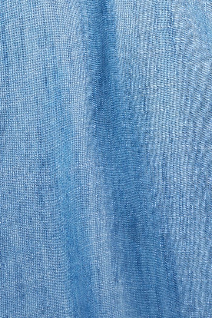 Van TENCEL™: blouse in denim look, BLUE MEDIUM WASHED, detail image number 5