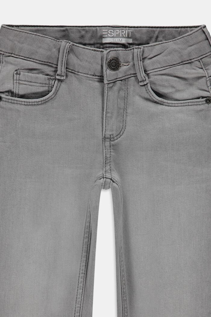 Jeans met verstelbare band, GREY MEDIUM WASHED, detail image number 2