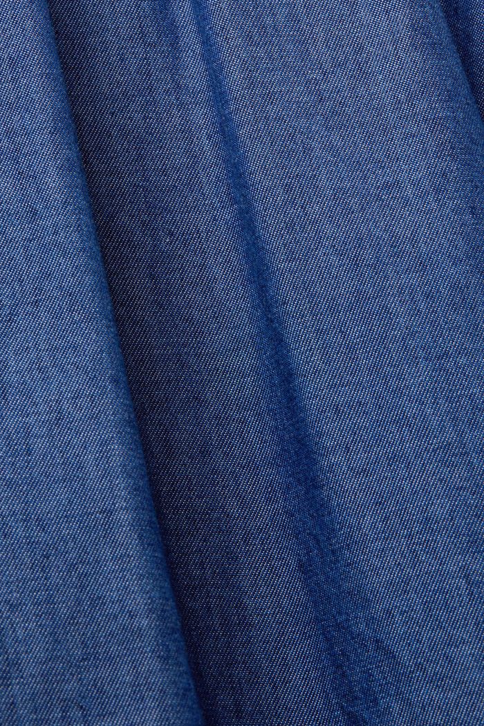 Mini-robe aspect denim, TENCEL™, BLUE DARK WASHED, detail image number 5