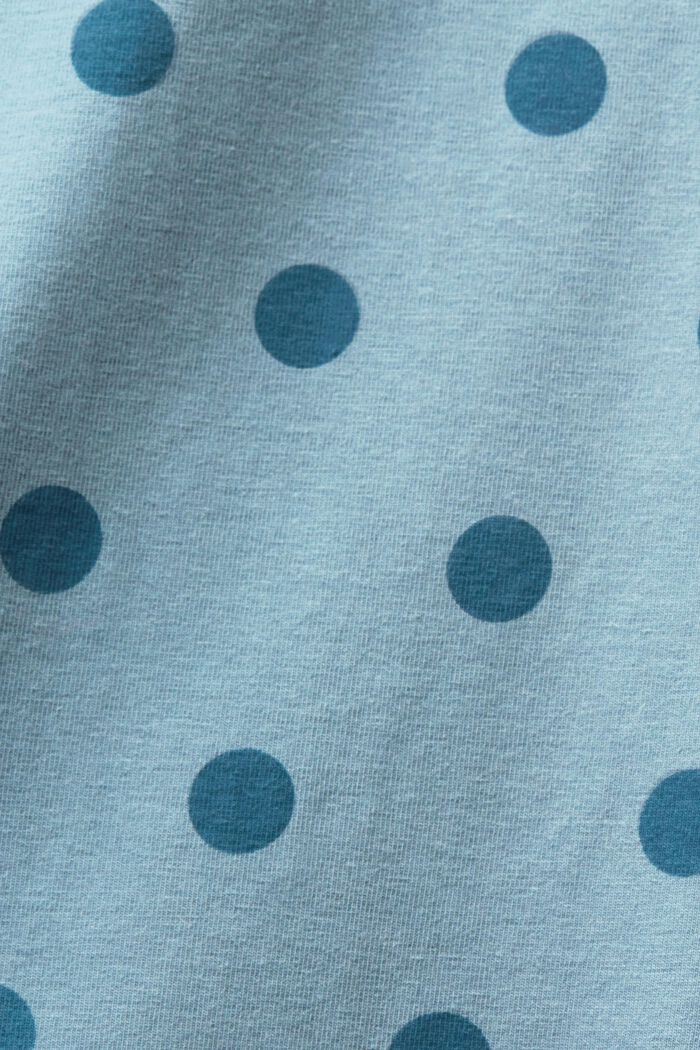 Nachthemd met polkadots, NEW  TEAL BLUE, detail image number 4