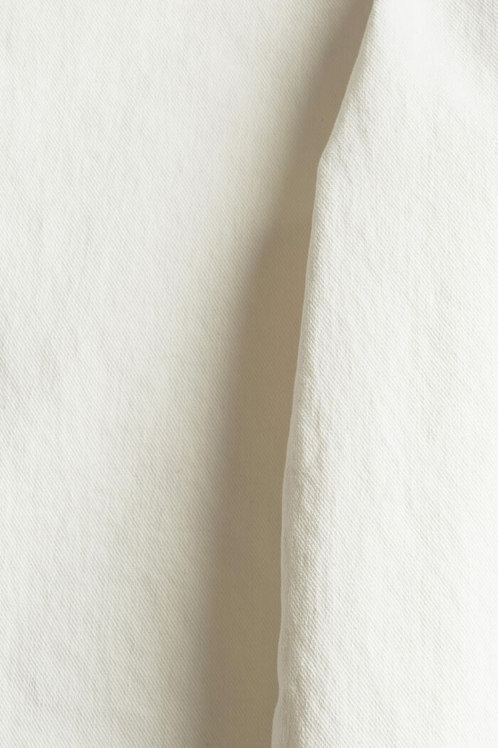 Denim bermuda met stretch, OFF WHITE, detail image number 4