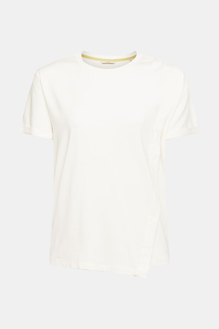 Van TENCEL™: T-shirt met een gedrapeerde look
