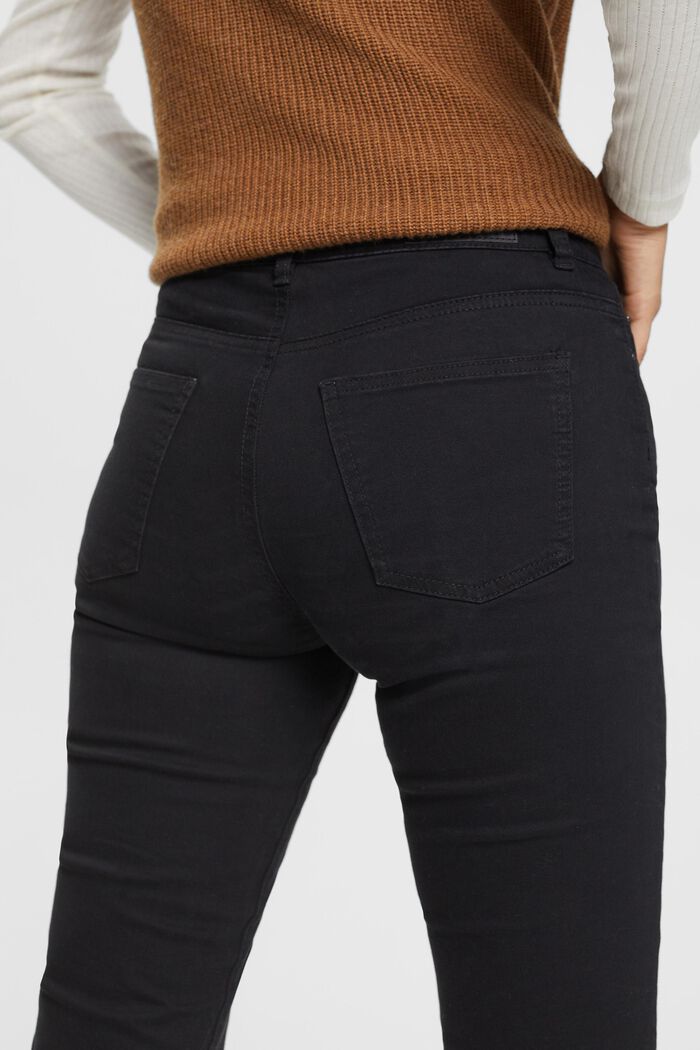 Mid-rise skinny fit broek, BLACK, detail image number 4