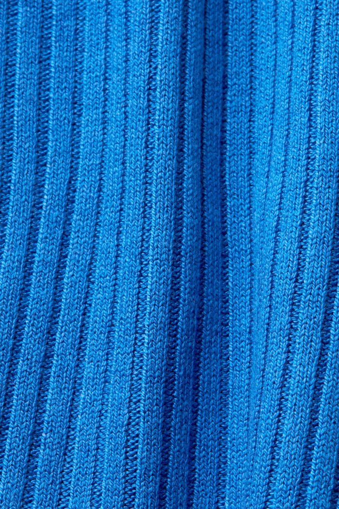 Débardeur en maille côtelée, BRIGHT BLUE, detail image number 5