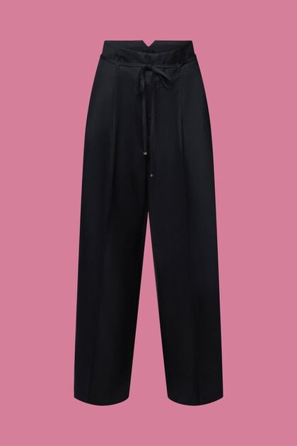 Pantalon de coupe Wide Fit, BLACK, overview