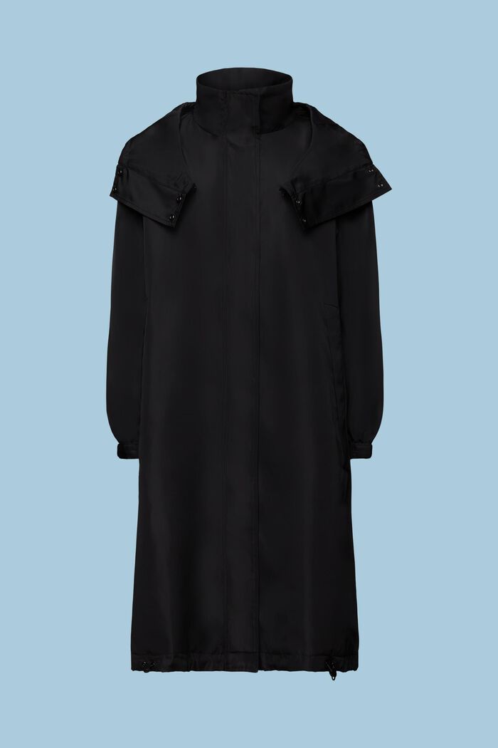 Manteau à capuche amovible, BLACK, detail image number 6