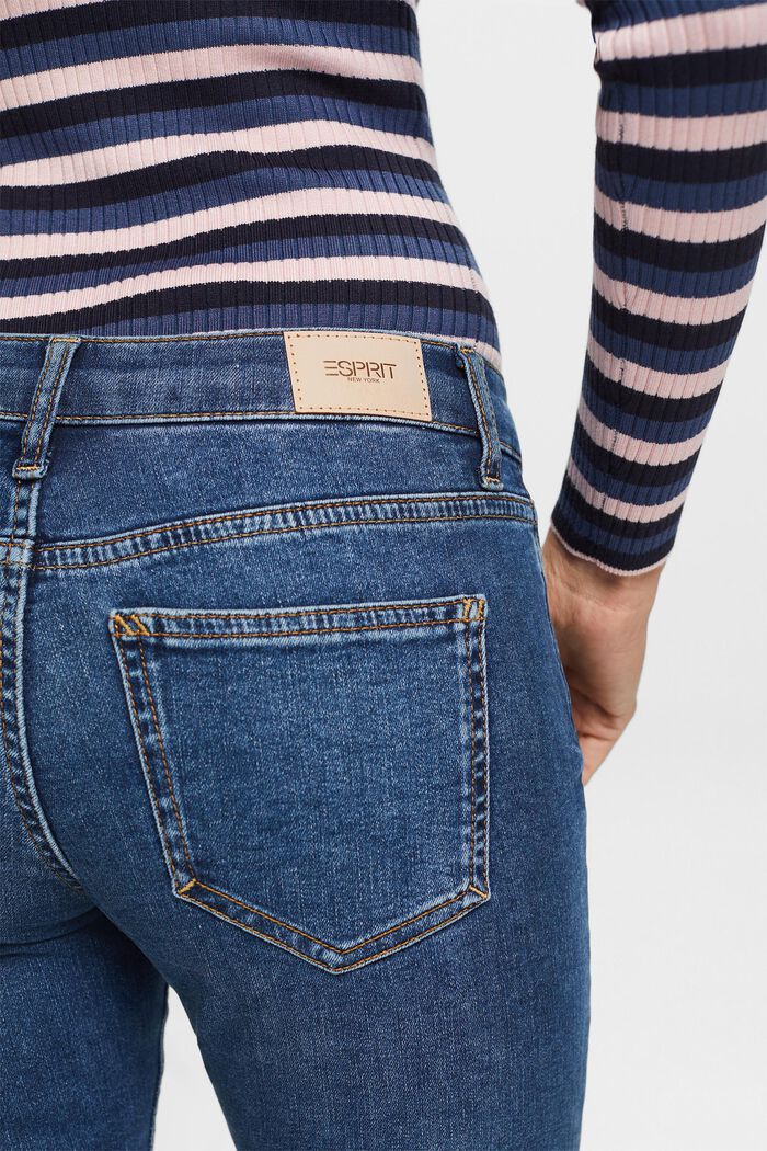 En matière recyclée : le jean Skinny à taille basse, BLUE MEDIUM WASHED, detail image number 4