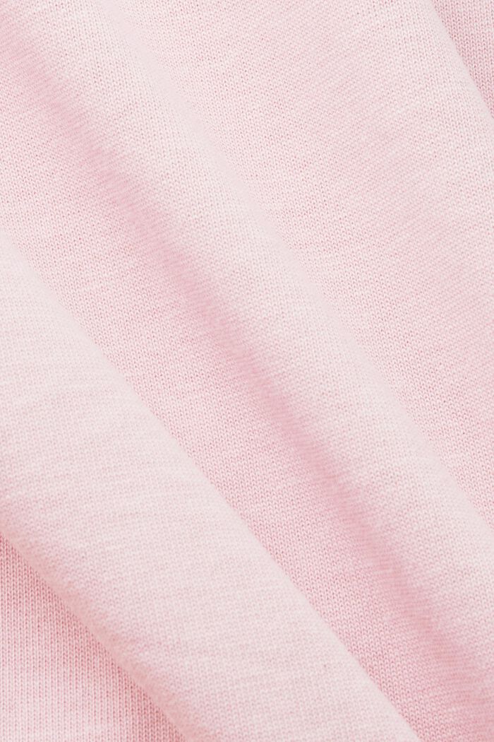 T-shirt van organic cotton met geometrische print, PINK, detail image number 5