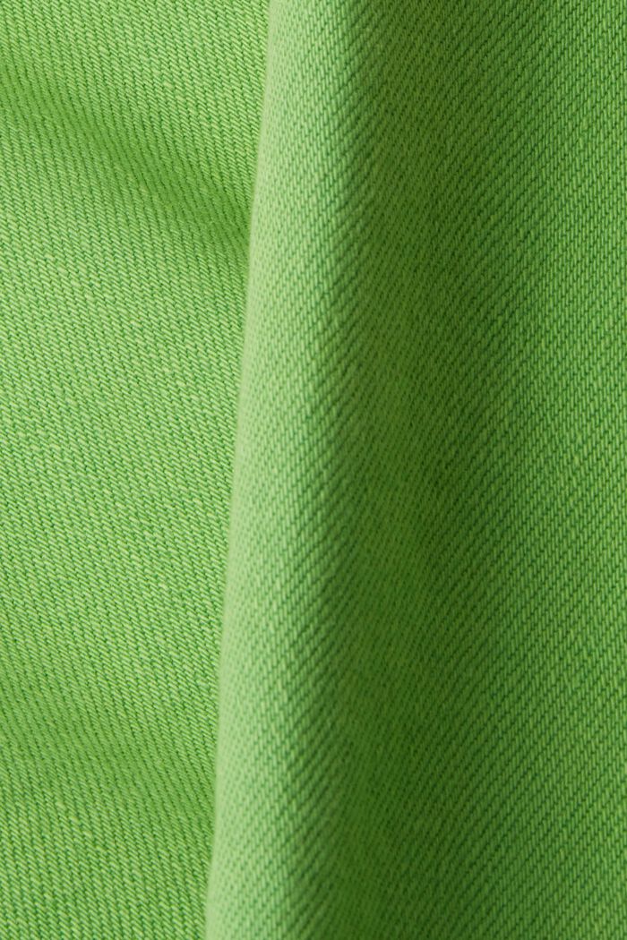 Cropped broek met gerafelde zoom, GREEN, detail image number 6
