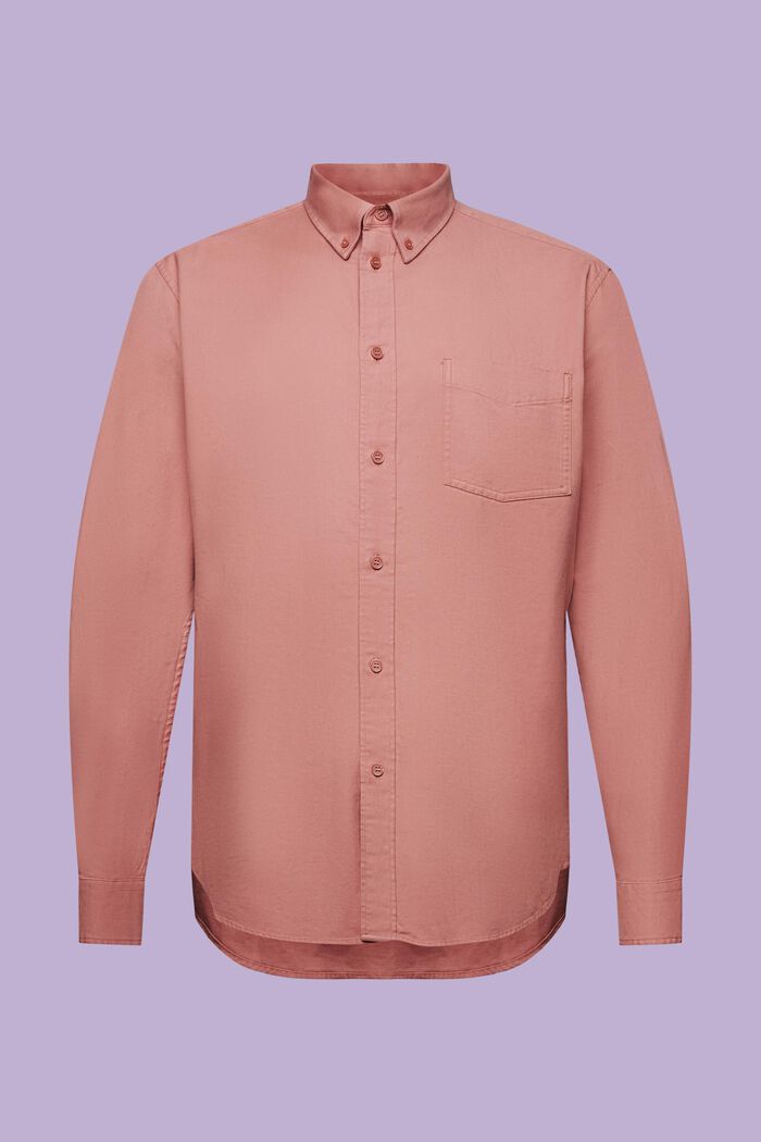 Twill regular fit-overhemd, DARK OLD PINK, detail image number 6