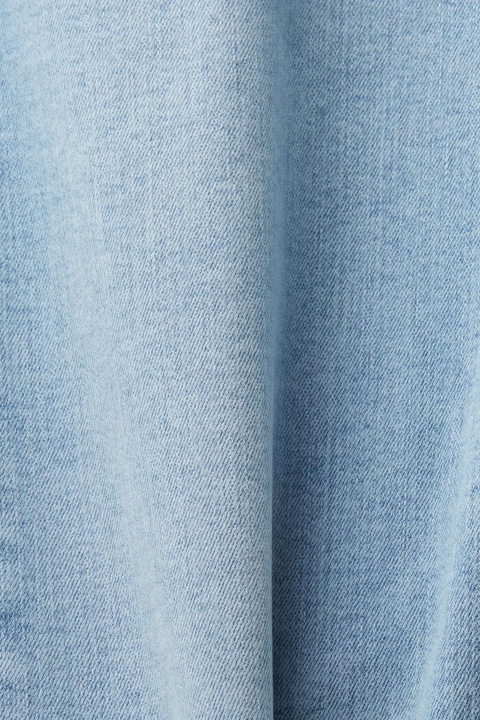 Slim fit jeans met middelhoge taille, BLUE LIGHT WASHED, detail image number 5