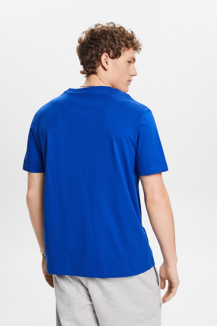T-shirt en jersey à col ras-du-cou, BRIGHT BLUE, detail image number 3